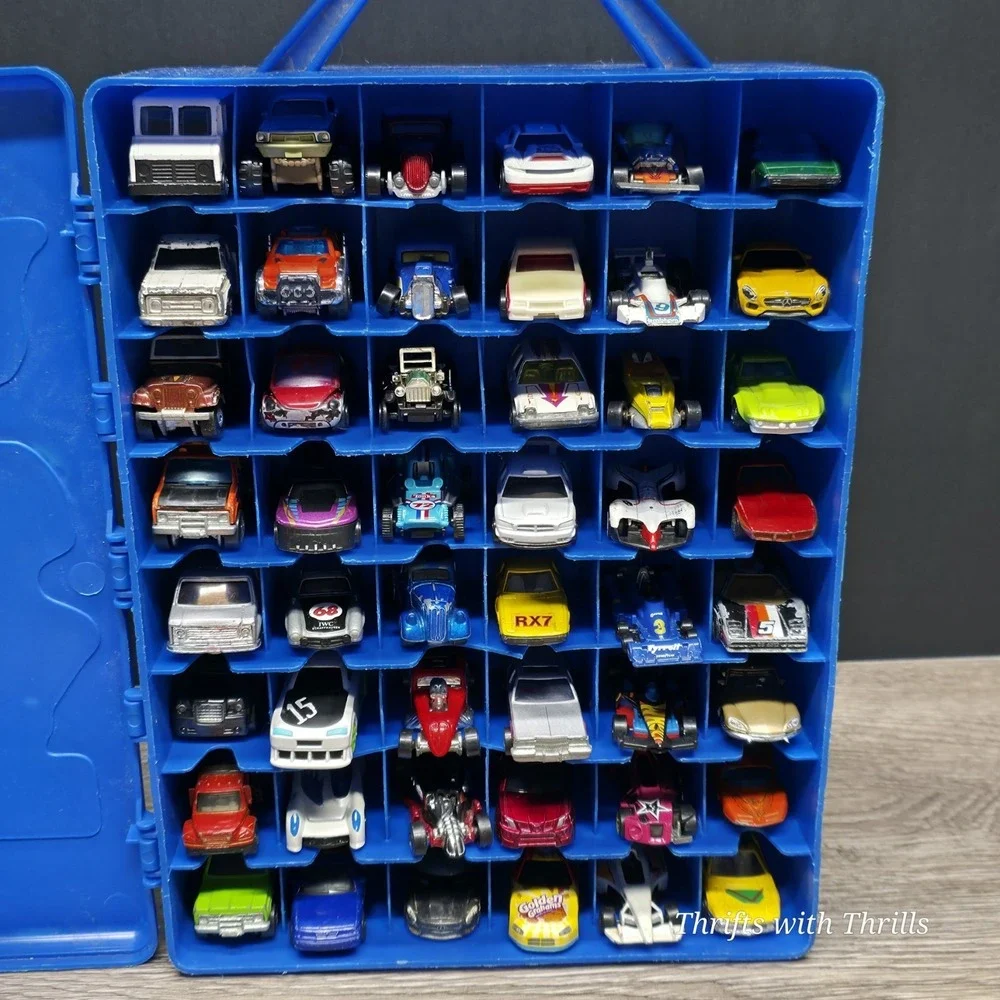 Huge 148 Hotwheels Matchbox And More Diecast Cars Bundle With Carrying Case